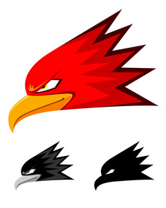 鹰头矢量图标照片