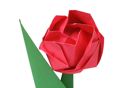 折纸玫瑰