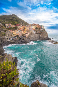 Manarola, 五渔村之一在意大利