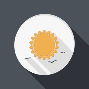 太阳的影子图片