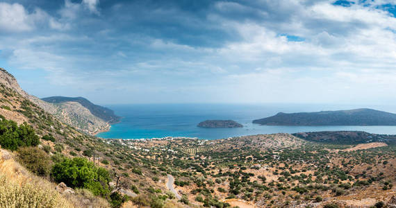 希腊克里特岛 Spinalonga 岛风景名胜区