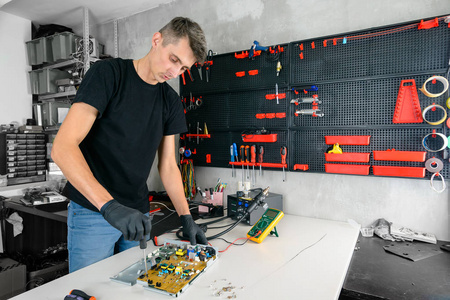 电子设备维修维修服务.主维修车间设备照片