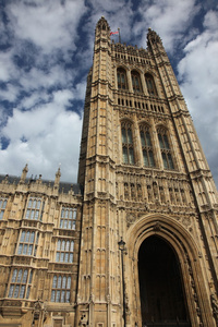 在伦敦，英国的议会的房子