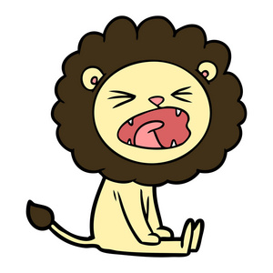 母狮子动画图图片