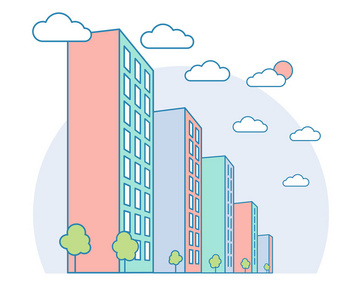 高层建筑住宅图片