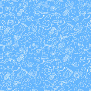 蓝白色海豚夏季图片