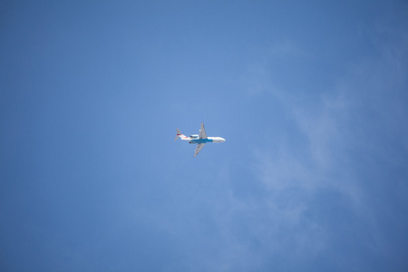 飞机在天空中图片