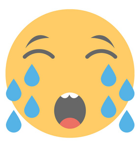 泪水 emoji 表情哭泣