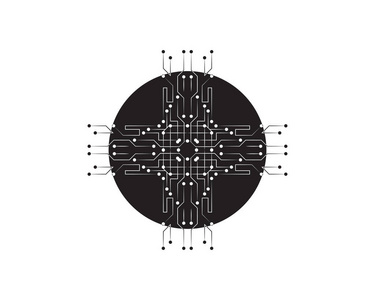 抽象的未来数字科学技术概念