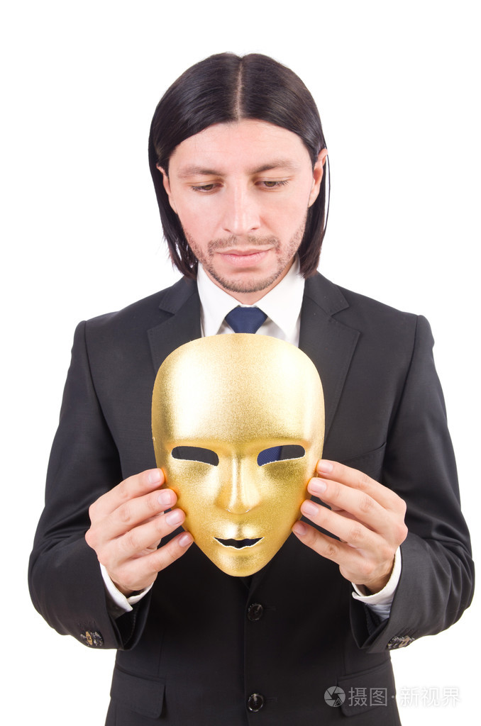 戴着面具的男人