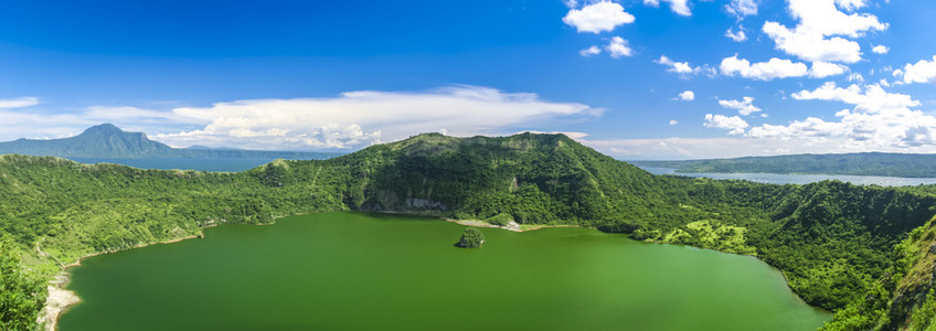 湖 taal 火山大雅