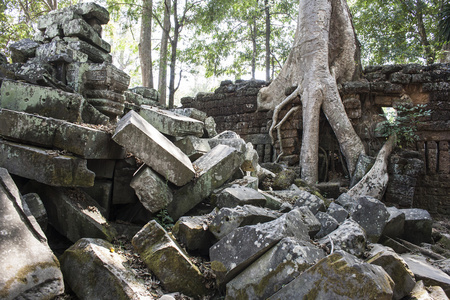 ta phrom。暹粒。柬埔寨