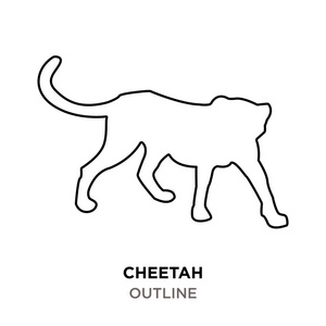 猎豹大纲图片-猎豹大纲素材-猎豹大纲插画-摄图新视界