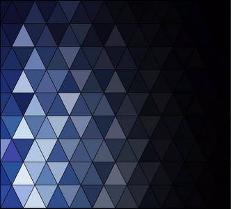 蓝色方形网格马赛克背景, 创意设计模板