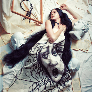 艺术家的缪斯女神照片