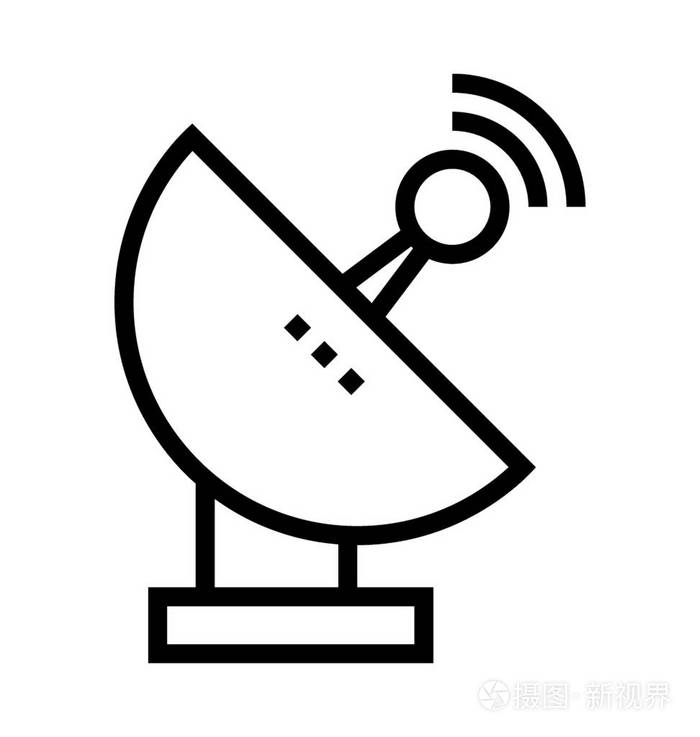 天线插画-正版商用图片06u6i6-摄图新视界