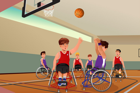 男子轮椅篮球