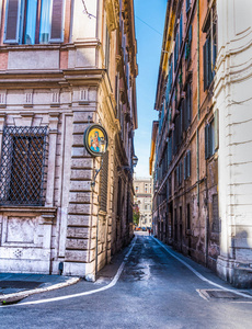 意大利罗马窄巷