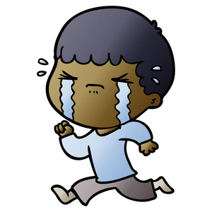 哭卡通人物图片