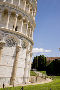 欧洲旅游目的地比萨, 托斯卡纳, 意大利 比萨斜塔附近大教堂教堂大教堂广场 Miracoi
