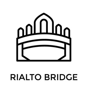 桥梁命名的标志。