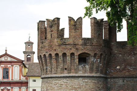 fontanellato 的城堡。艾米利亚罗马涅。意大利