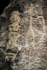 戈布斯坦史前石刻岩画