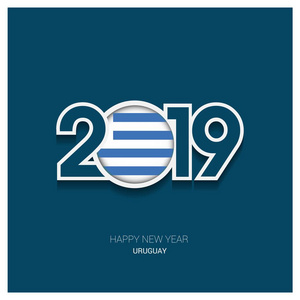 2019乌拉圭版式, 新年快乐背景
