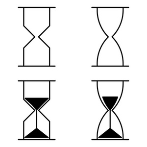 沙漏图标集
