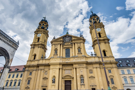 在慕尼黑，德国 theatinerkirche st.kajetan