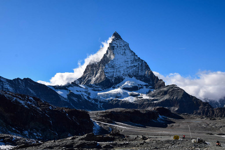 瑞士的高山区域瑞士阿尔卑斯。完整的色彩和美丽的景色, 风景