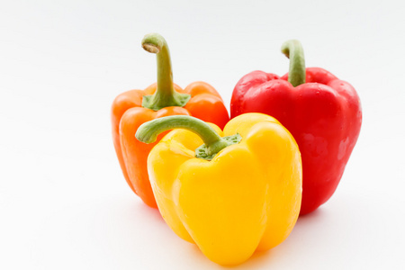 新鲜绿色灯笼椒图片