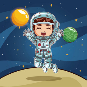 星球宇航员图片