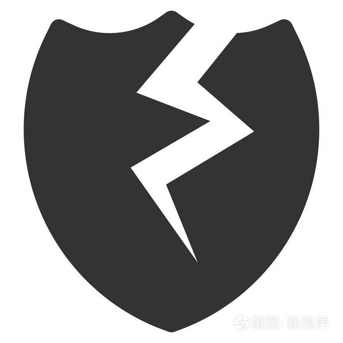 损坏的屏蔽光栅图标