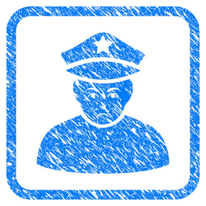 eps 图标警长框印章陆军将军图标与约会奖金警务人员矢量图标警察警长