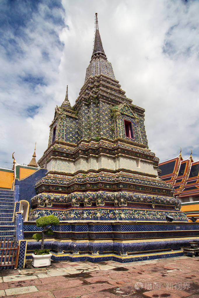 泰国曼谷卧佛寺 rajakarn 的拉玛 iv 佛塔