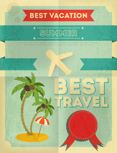 夏季旅行海报设计