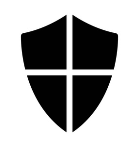 盾牌平面图标图片