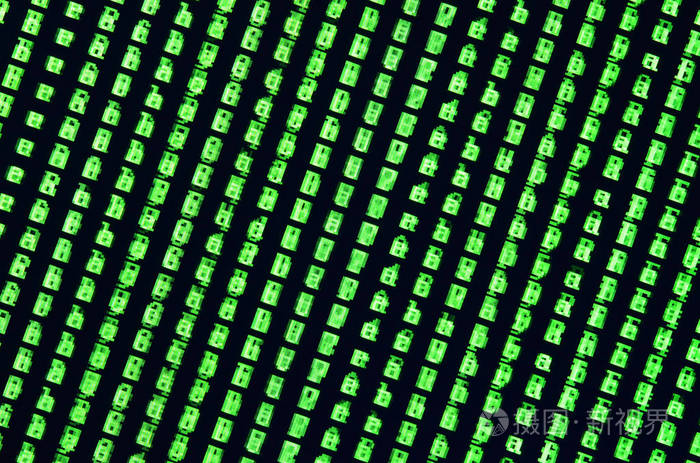 办公室计算机显示器上的故障的宏快照.将引入个人数据管理员的概念.