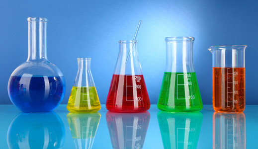 黄色试管液体图片