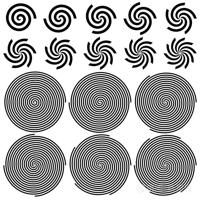 螺旋图案集插画-正版商用图片06wz04-摄图新视界