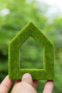绿房子图标