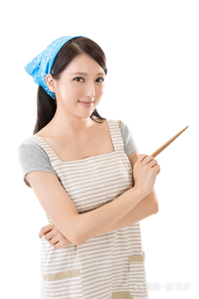 年轻的亚洲家庭主妇