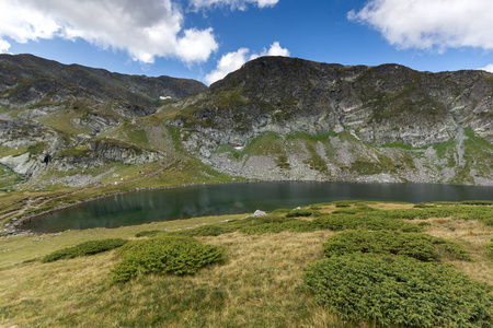 夏天看法肾脏湖, Rila 山, 七 Rila 湖, 保加利亚