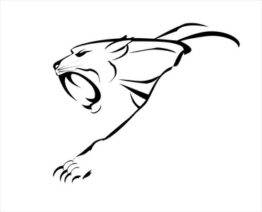 狮.puma.老虎.芳脸大猫, 咆哮和爬行