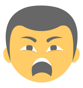 emoji 表情表示疲倦概念