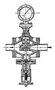 蒸汽加热 东巴伐利亚附件, 复古雕刻插图。工业百科全书 E。拉米1875