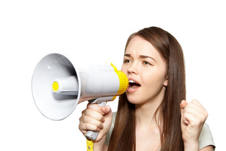 商人用喊话器图片