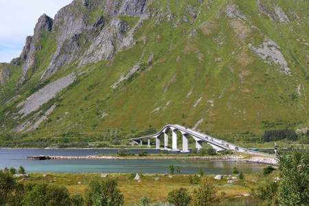 挪威海岛桥梁