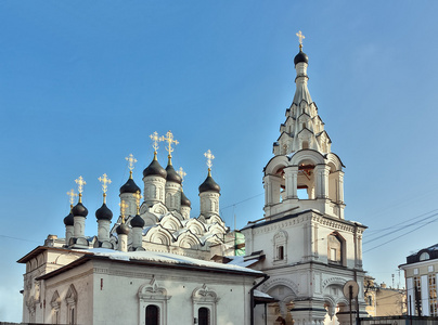 图标的母亲上帝的教会，莫斯科，俄罗斯的奇迹